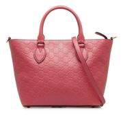 Gucci Vintage Pre-owned Laeder gucci-vskor Pink, Dam