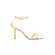 Manolo Blahnik Pre-owned Pre-owned Laeder sandaler Beige, Dam