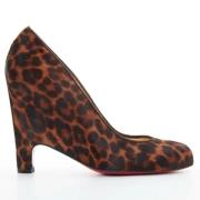 Christian Louboutin Pre-owned Pre-owned Läder klackskor Brown, Dam