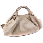 Loewe Pre-owned Pre-owned Läder handvskor Beige, Dam