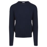 Fedeli Round-neck Knitwear Blue, Herr