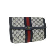 Gucci Vintage Pre-owned Canvas gucci-vskor Blue, Dam