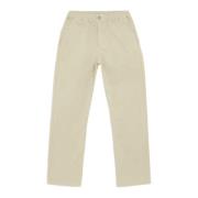 Iuter Wide Trousers Beige, Herr