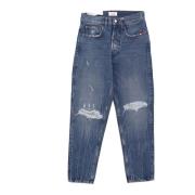 Amish Straight Jeans Blue, Herr