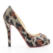 Christian Louboutin Pre-owned Pre-owned Tyg klackskor Multicolor, Dam