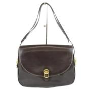 Gucci Vintage Pre-owned Laeder axelremsvskor Brown, Dam