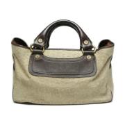 Celine Vintage Pre-owned Mocka handvskor Beige, Dam