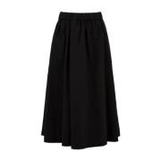 Aspesi Midi Skirts Black, Dam