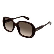 Chloé Havana/Brown Shaded Sunglasses Multicolor, Dam