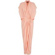 Giorgio Armani Maxi Dresses Orange, Dam