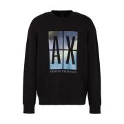 Armani Exchange Sweatshirts Black, Herr