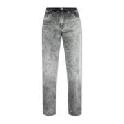 Balmain Straight jeans Gray, Herr