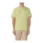 C.p. Company Gul Bomull Crewneck T-shirt Yellow, Herr