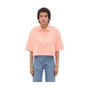 Bottega Veneta Polo Shirts Pink, Dam