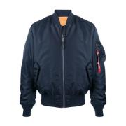 Alpha Industries Bomber Jackets Blue, Dam