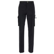 Versace Slim-fit Trousers Black, Herr