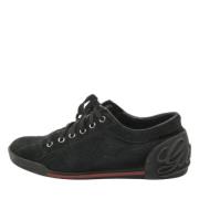 Gucci Vintage Pre-owned Mocka sneakers Black, Dam