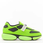 Prada Vintage Pre-owned Tyg sneakers Green, Dam