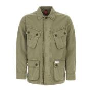 Fay Light Jackets Green, Herr