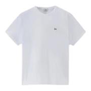 Woolrich Ekologisk Bomull Sheep Tee Vit White, Herr