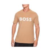 Boss Tiburt Jersey T-shirt Beige, Herr