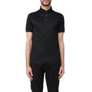 Emporio Armani Polo Shirts Black, Herr