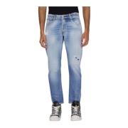 John Richmond Slim-fit Jeans Blue, Herr