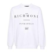 John Richmond Sweatshirts Hoodies White, Herr