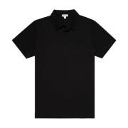 Sunspel Polo Shirts Black, Herr