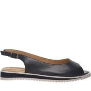 Salamander Flat Sandals Blue, Dam