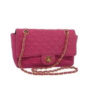 Chanel Vintage Pre-owned Canvas chanel-vskor Pink, Dam