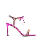 Aquazzura Sandaler med kristalldekoration Pink, Dam