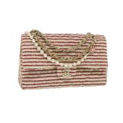 Chanel Vintage Pre-owned Canvas chanel-vskor Red, Dam