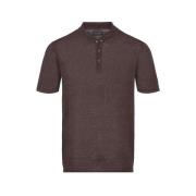 Sand Polo Shirts Brown, Herr