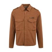 Aspesi Light Jackets Brown, Herr