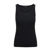 Fabiana Filippi Sleeveless Tops Black, Dam