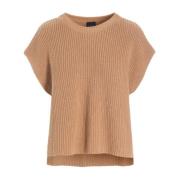 Bitte Kai Rand Terracotta Stickad Blus Brown, Dam