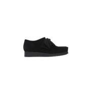 Clarks Wallabee Skor Black, Herr