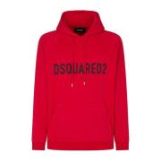 Dsquared2 Hoodies Red, Herr