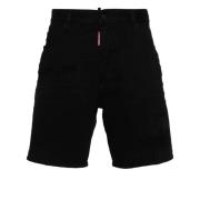 Dsquared2 Svarta Denim Shorts Black, Herr