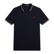 Fred Perry Polo Shirts Blue, Herr