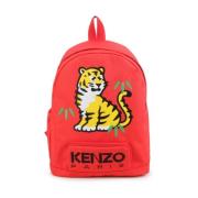 Kenzo Backpacks Red, Herr
