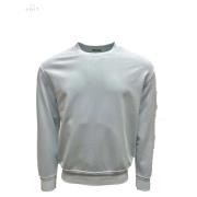 C.p. Company Blå Resist Dyed Sweatshirt med Huva Blue, Herr