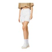 Hinnominate Denim Shorts White, Dam