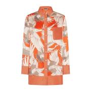 Kiton Shirts Orange, Dam