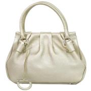 Salvatore Ferragamo Pre-owned Pre-owned Laeder handvskor White, Dam