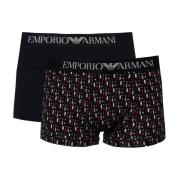 Emporio Armani Bottoms Black, Herr