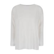 Allude Long Sleeve Tops White, Dam