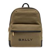 Bally Ryggsäck med logotyp Green, Herr