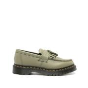 Dr. Martens Stiliga Oliv Loafers Kvinnor Green, Dam